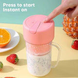 Load image into Gallery viewer, Gardino Juicer Mixer, straw-type juicing cup 4 Blade Smoothie Maker &amp; Portable Electric USB Juice Maker, Rechargeable Bottle &amp; Portable Fruit Blender Maker Protein Shaker - Gardino