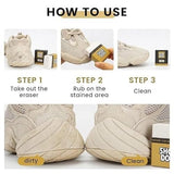 Load image into Gallery viewer, Professional Shoe Cleaner Kit | White Sole Eraser &amp; Waterproof Stain Remover | Instant Sneaker &amp; Shoe Cleaning Solution (Pack of 1)