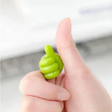Load image into Gallery viewer, 10 Pcs Thumb Shape Key Hooks - Cute and Creative Adhesive Silicone Wall Clips Gardino