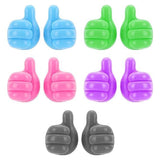 Load image into Gallery viewer, 10 Pcs Thumb Shape Key Hooks - Cute and Creative Adhesive Silicone Wall Clips Gardino