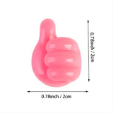 Load image into Gallery viewer, 10 Pcs Thumb Shape Key Hooks - Cute and Creative Adhesive Silicone Wall Clips Gardino