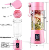 Load image into Gallery viewer, Mini Blender Fruit Mixer Machine Portable Electric Juicer grinder Cup 380ML Personal Blender Smoothie Maker USB Rechargeable (Multicolour) - Gardino