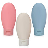 Load image into Gallery viewer, 3Pcs Leak-Proof Travel Bottles (60ml) - Refillable Toiletry Containers with Lids for Easy Packing and Travel - Gardino