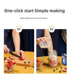Load image into Gallery viewer, Ultimate Portable USB Blender 6 blade – Fresh Smoothies Anytime, Anywhere (400ML) Gardino
