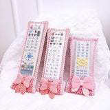 Load image into Gallery viewer, 3Pc Remote Cover Set – Bow Knot Dust Covers for TV, AC, DTH, D2H, and More Gardino