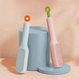 Load image into Gallery viewer, Self Cleaning Hair Brush Hairbrushes for Women Easy Clean Hair Brush, Massage Comb with Retractable Bristles One-pull Clean Anti Static Hair Brush Tools for All Hair Types (Pack Of 2) Gardino