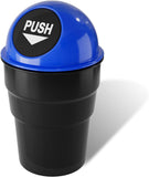 Load image into Gallery viewer, Portable Mini Car Dustbin/Trash Bin – Compact Car Garbage Can for Cup Holder, Travel &amp; Storage (Black) Gardino