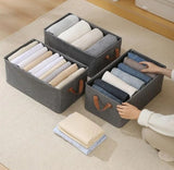 Load image into Gallery viewer, Gardino Collapsible Fabric Storage Cubes Organizer with Handles Foldable Storage Baskets for Organizing Toys, Books, Shelves, Closet, Large Storage Box with Handles Gardino