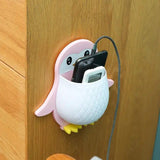 Load image into Gallery viewer, Wall Mounted Penguin Design Organizer, Multi-Function Holder for Toothpaste, Remote, Mobile, Pencil, and Bathroom Essentials Gardino