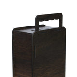 Load image into Gallery viewer, Wooden Piggy Bank in Travel Bag Shape – ₹1,00,000 Savings Tracker | Carved Design Coin Box for Kids &amp; Adults | Ideal for Gifting &amp; Home Décor (New Variant)