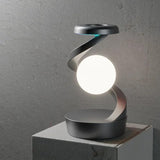 Load image into Gallery viewer, Spiral Rotating RGB Desk Lamp | 360° Visual Ball Moon Lamp | Rechargeable Multicolor LED Night Light for Bedroom, Office &amp; Home Décor