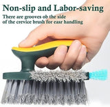 Load image into Gallery viewer, Grout Cleaner Brush 4-in-1 with Squeegee – Multifunctional V-Shape Gap Scrub Brush for Crevice, Corner, Window, Sink, Kitchen, and Bathroom Cleaning Gardino