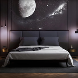 Load image into Gallery viewer, 360° Rotating Star Projector with Timer – Starry Planetarium Night Light Gardino