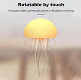 Load image into Gallery viewer, Jellyfish LED Night Light – 7-Color Changing Baby Room Lamp | Hanging + Base | Aesthetic Ocean-Themed Decor &amp; Gift - Gardino