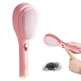 Load image into Gallery viewer, Retractable Hair Brush with Self-Cleaning Bristles - Ergonomic Handle, Anti-Static, Telescopic Design for All Hair Types and Wigs, One-Click Cleaning Hair Comb for Women and Men Gardino