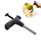 Load image into Gallery viewer, Coconut Opener - Stainless Steel Coconut Drill Cutter | Easy Coconut Cracking Tool for Fresh Coconut Water with Cleaning Stick (1PC) Gardino