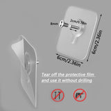 Load image into Gallery viewer, Self Adhesive Photo Frame Hooks - No Drilling, Heavy Duty Nail-Free Wall Hooks for Hanging Frames, Pictures &amp; Home Decor - Gardino