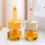 Load image into Gallery viewer, Gardino 2 IN 1 Oil Dispenser Bottle with Silicone Basting Brush for Cooking Vinegar Sauce BBQ Grill Frying Baking,Air Fryer,Glass Olive Oil Dispenser for Kitchen. - Gardino