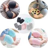 Load image into Gallery viewer, Baby Smiley Knee Pads for Crawling – Anti-Slip Elastic Cotton Knee &amp; Elbow Safety Protectors (Random Color) Gardino