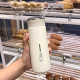 Load image into Gallery viewer, Nice Water Bottle BPA-Free with Glass Inner Liner &amp; Plastic Shell – 400ml, Portable &amp; Multicolor | Perfect for School, Gym, Office, Home Gardino