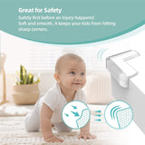 Load image into Gallery viewer, Transparent Silicone Corner Protector for Furniture | Baby Proofing Edge &amp; Corner Guards (Pack of 4) Gardino
