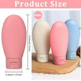 Load image into Gallery viewer, 3Pcs Leak-Proof Travel Bottles (60ml) - Refillable Toiletry Containers with Lids for Easy Packing and Travel - Gardino