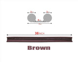 Load image into Gallery viewer, Gardino Door Bottom Sealing Guard for Home, Office, Hotel Reduce Noise, Insects, Wind Dust Weather from Outside Brown in Color Pack of 5 - Gardino