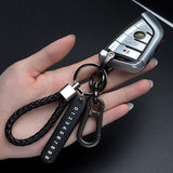 Load image into Gallery viewer, Anti-Lost Car Keychains With Phone Number Tag Metal Keychain Double Pendant Keyring For Car, Bike, Office Home, Black Gardino