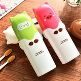 Load image into Gallery viewer, Portable Cartoon Animal Toothbrush Holder - Travel &amp; Bathroom Storage (Pack of 2) Gardino