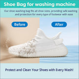 Load image into Gallery viewer, Shoe Washing Machine Bag – Microfiber Chenille Laundry Bag for Sneakers | Tear-Resistant, Zipper Protected &amp; Reusable Shoe Cleaner Pouch – Fits All Shoe Sizes Gardino