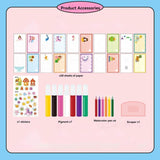 Load image into Gallery viewer, Art Kids Paint Kit – 35-Piece DIY Rainbow Scratch &amp; Dot Painting Craft Set for Creative Fun - Gardino