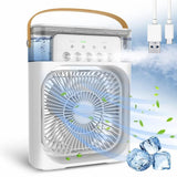 Load image into Gallery viewer, Portable Mini Air Conditioner – Quiet &amp; USB Powered Personal Cooler with 3 Smart Speeds, 360° Adjustable Airflow &amp; Timer for Home, Office &amp; More Gardino