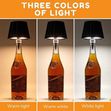 Load image into Gallery viewer, Wireless Bottle Lamp – 3-Color Rechargeable Touch Light for Bedroom, Bar &amp; Outdoor Decor - Gardino