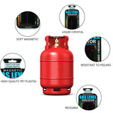 Load image into Gallery viewer, Gas Level Indicator, Propane Gauge for Propane Tank, Reusable Propane Fuel Level Indicator for Home and Kitchen Gardino