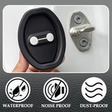 Load image into Gallery viewer, Silicone Car Door Latch Protective Covers – Waterproof Thickened Door Lock Buckle Guard for Silent Shock Absorption &amp; Scratch Protection – Universal Fit for Cars (Pack of 4)