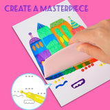 Load image into Gallery viewer, Art Kids Paint Kit – 35-Piece DIY Rainbow Scratch &amp; Dot Painting Craft Set for Creative Fun - Gardino