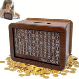 Load image into Gallery viewer, Wooden Piggy Bank | Carved Money Box for Kids &amp; Adults | Savings Coin Box - Gardino