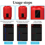Load image into Gallery viewer, Gas Level Indicator, Propane Gauge for Propane Tank, Reusable Propane Fuel Level Indicator for Home and Kitchen Gardino