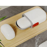 Load image into Gallery viewer, Pack of 2 Leakproof Travel Soap Cases | Waterproof Soap Container with Draining Layer | Portable Soap Holder for Bathroom, Camping, Gym &amp; Outdoors Gardino