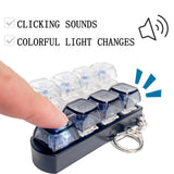 Load image into Gallery viewer, Keyboard Fidget Keychain | Mechanical Key Stress Relief Clicker | Portable Anxiety &amp; Focus Toy