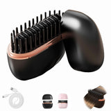 Load image into Gallery viewer, Mini Wireless Hair Straightener Brush | Rechargeable Portable Straightening Brush for Hair &amp; Beard | 3 Heat Levels | 10-Second Fast Heating