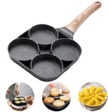 Load image into Gallery viewer, Non-Stick Frying Pan with 4 Hole | 7.5 IN Pancake Pan | Fried Egg &amp; Burger Pan | Multi-Purpose Breakfast Cooking Pan (Multicolor) Gardino