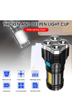 Load image into Gallery viewer, Gardino 2in1 OSL+COB LED Torch Rechargeable Flashlight 4 Modes Long Range 5W Power Light with Charging Indicator - Gardino