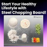 Load image into Gallery viewer, Stainless Steel Chopping Board (35x31cm) – Durable, Non-Slip, Easy-to-Clean Kitchen Prep Surface Gardino