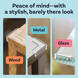 Load image into Gallery viewer, Transparent Silicone Corner Protector for Furniture | Baby Proofing Edge &amp; Corner Guards (Pack of 4) - Gardino