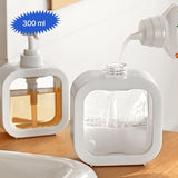 Load image into Gallery viewer, Reusable Liquid Soap Dispenser – Clear Plastic Bottle with Pump for Shampoo, Conditioner, Hand Wash &amp; More Gardino