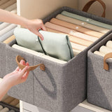 Load image into Gallery viewer, Gardino Collapsible Fabric Storage Cubes Organizer with Handles Foldable Storage Baskets for Organizing Toys, Books, Shelves, Closet, Large Storage Box with Handles Gardino