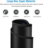 Load image into Gallery viewer, Anti-Slip Keyboard Pad | Office &amp; Excel Shortcuts Cheat Sheet Mouse Pad | Large Extended Desk Mat with Smooth Cloth Surface &amp; Rubber Base for Gaming, Office, and Work Gardino