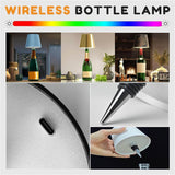 Load image into Gallery viewer, Wireless Bottle Lamp – 3-Color Rechargeable Touch Light for Bedroom, Bar &amp; Outdoor Decor - Gardino