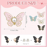 Load image into Gallery viewer, Butterfly Jean Button Waist Tightener Set – No-Sew Adjustable Waist Buckle Clips, Detachable Decorative Button Pins for Jeans &amp; Skirts(Pack of 4)